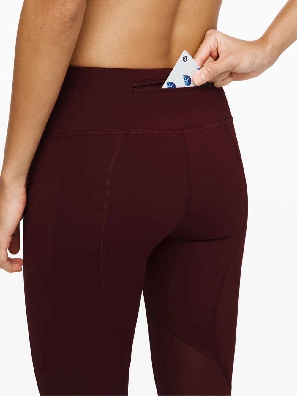 NWT Lululemon Pace Rival Crop 22” Garnet Size 6 - Picture 8 of 12